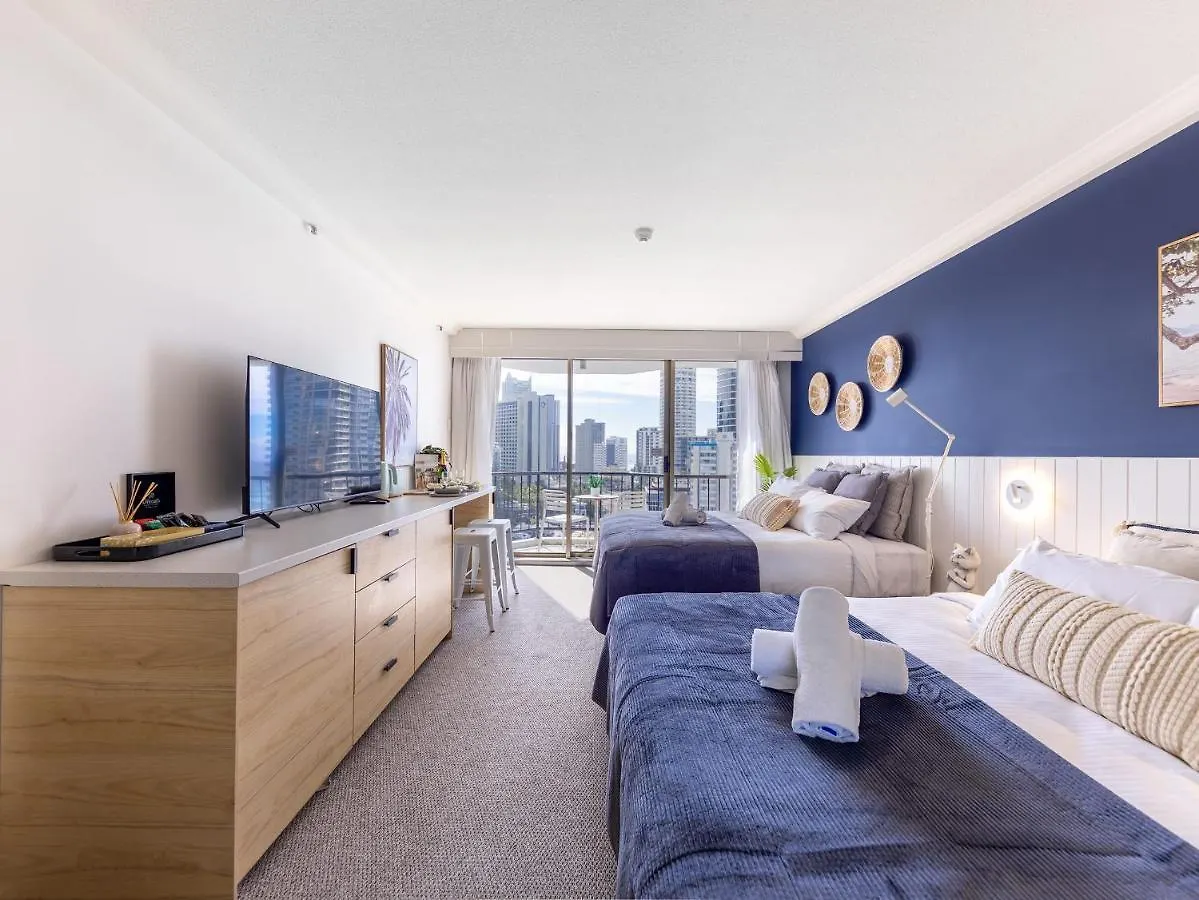 Appartement Amazing Oceanview Refurbished Hotel Suite With 2 Beds Private Management Gold Coast
